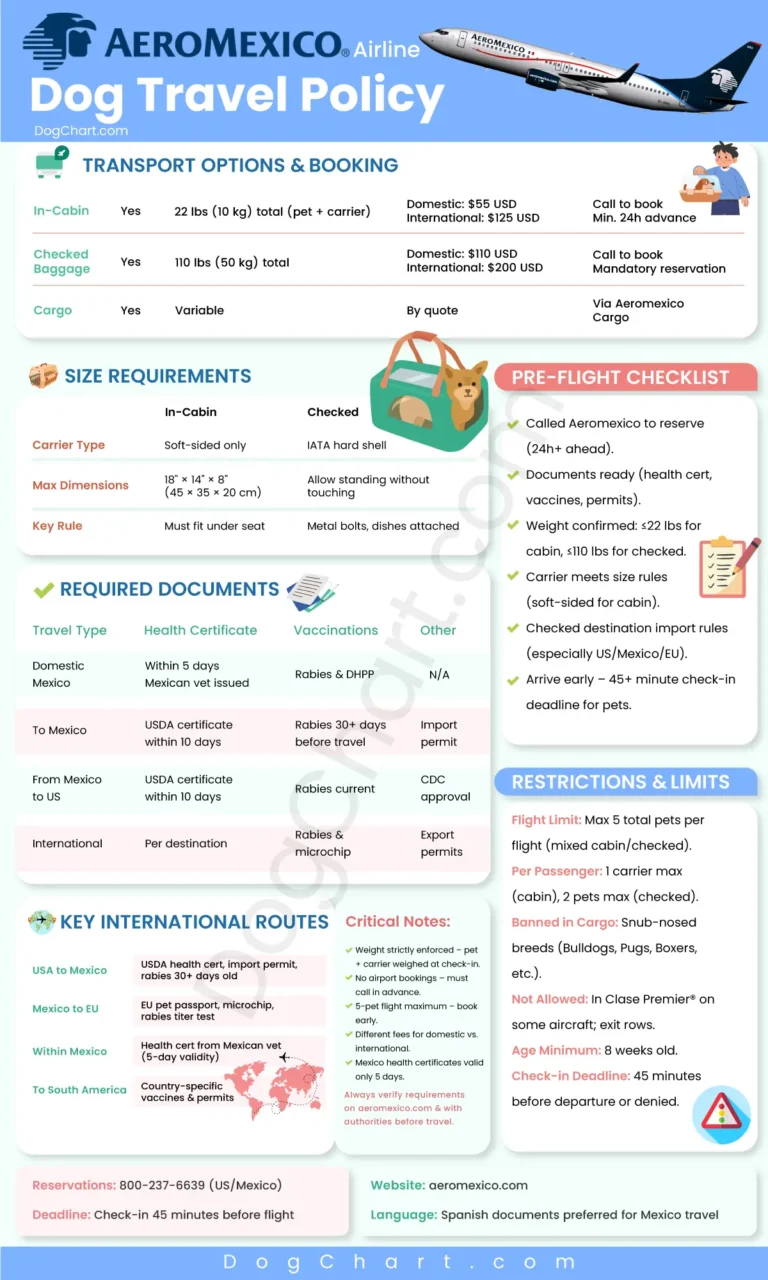 Aeromexico Dog Policy