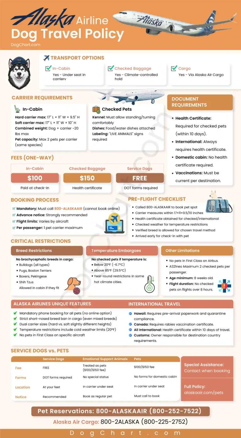 Alaska Airlines Dog Policy