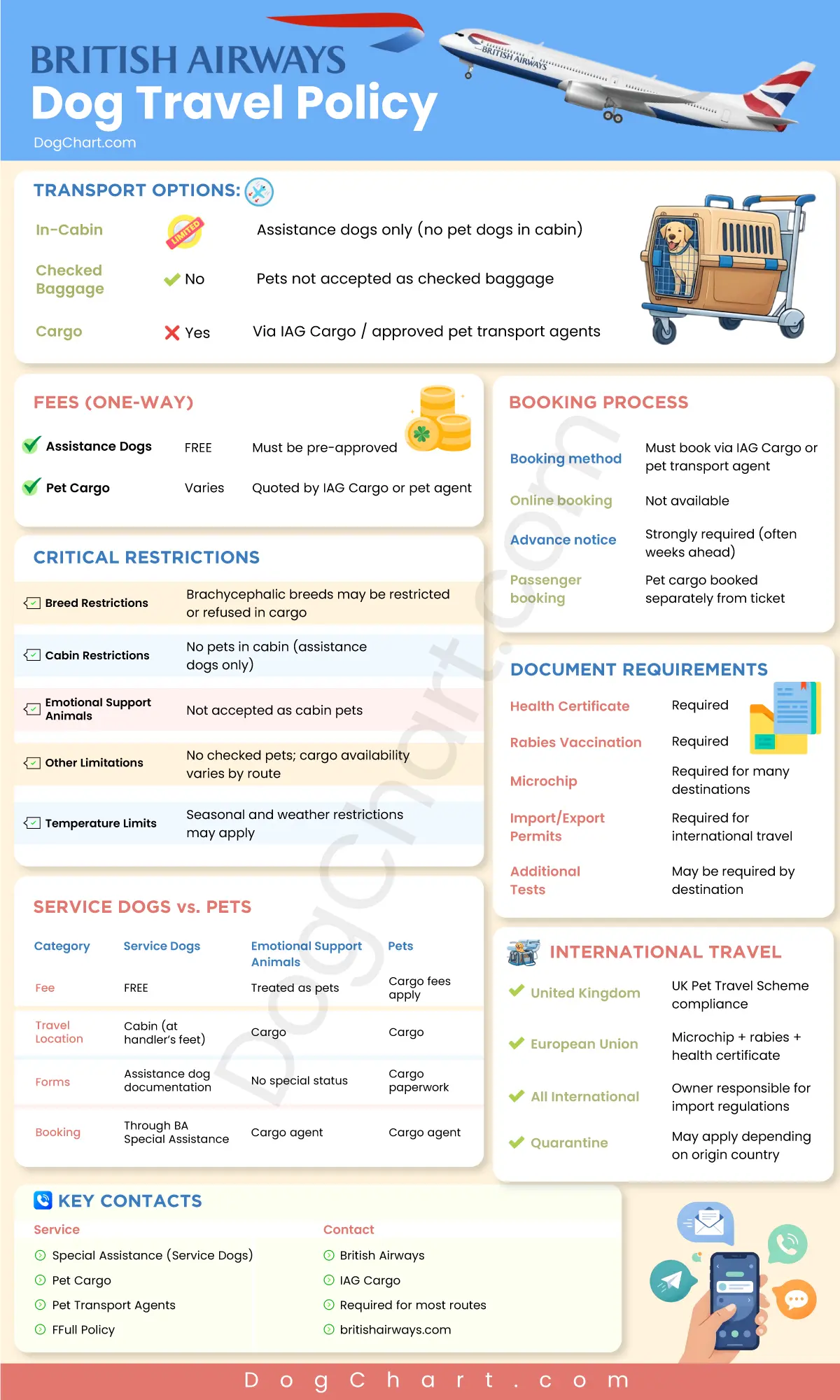British Airways Dog Travel Policy