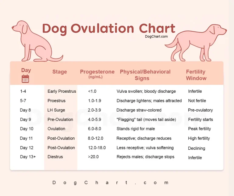 Dog Ovulation Chart