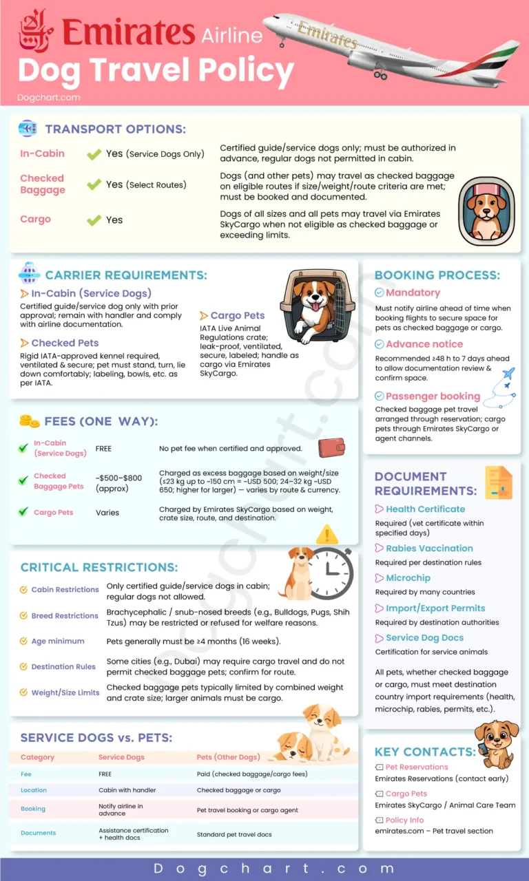 Emirates Airlines Dog Travel Policy