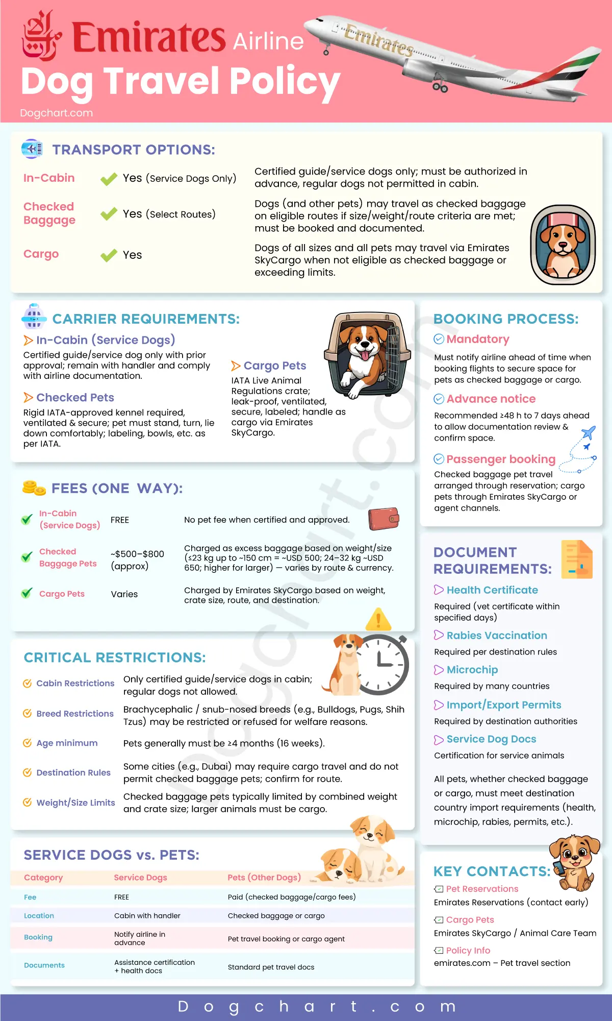 Emirates Airlines Dog Policy - What Dog Owners Should Know Emirates Airlines Dog Travel Policy