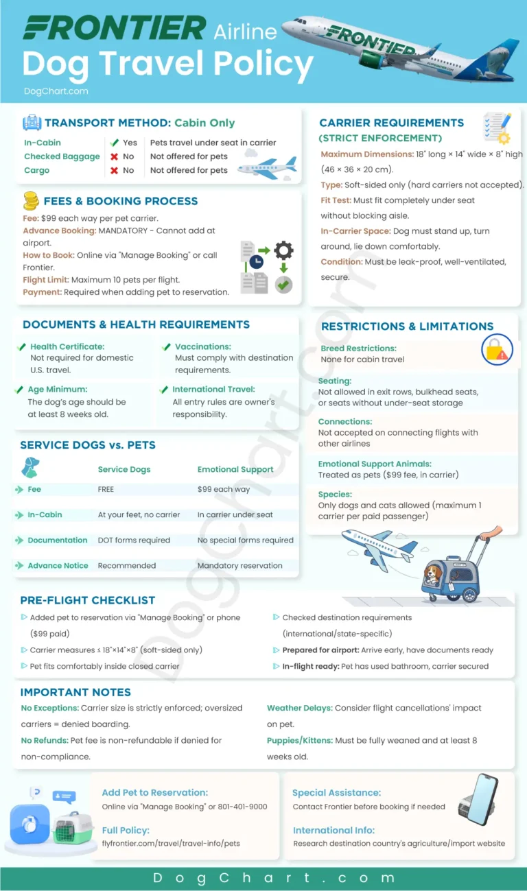 Frontier Airlines Dog Policy