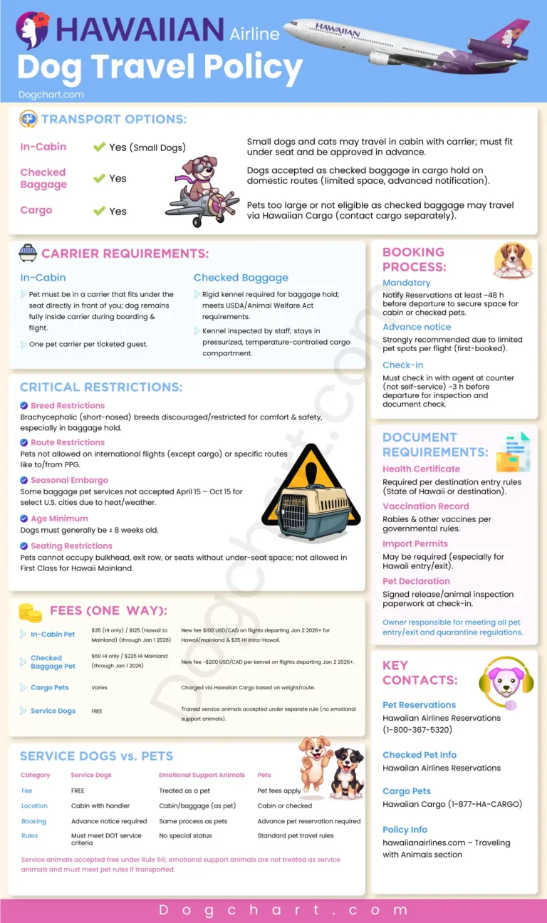 Hawaii Airlines Dog Policy - All You Need To Know Hawaii Airlines Dog Travel Policy