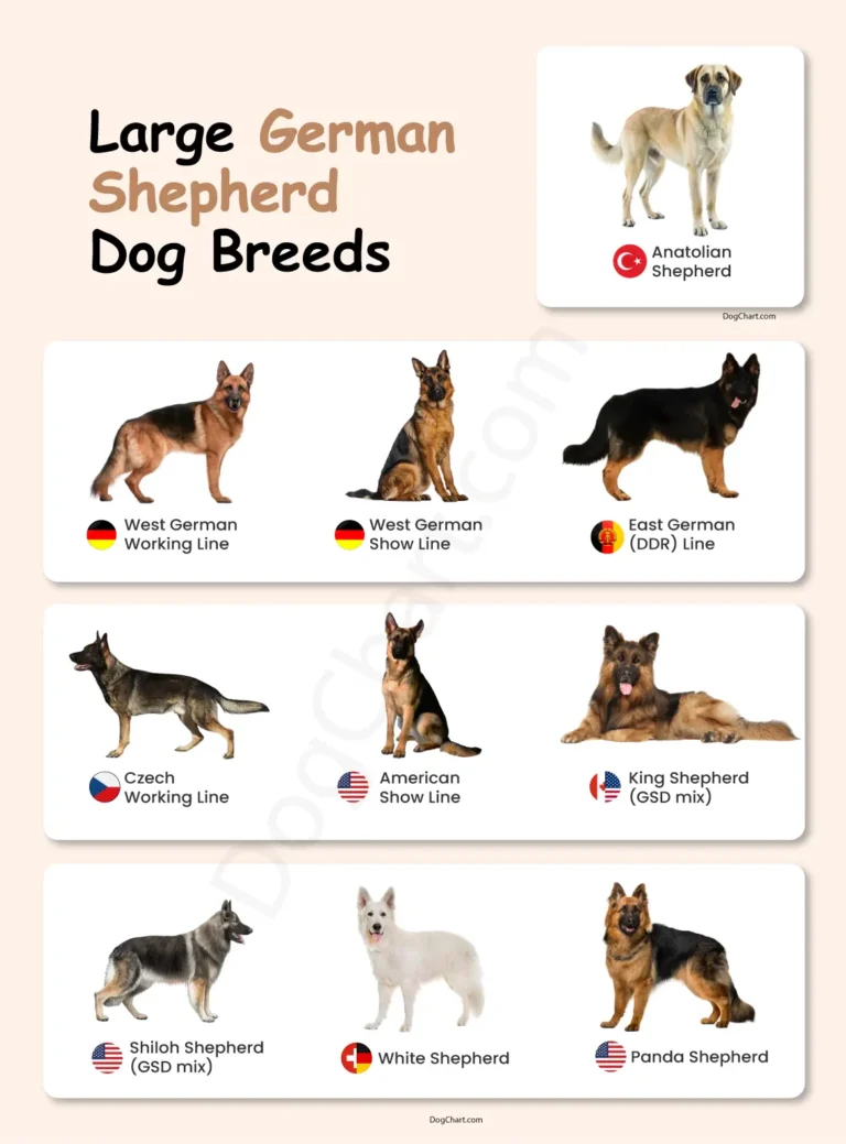 Large German Shepherd Breeds list with Pictures Large German Shepherd dog