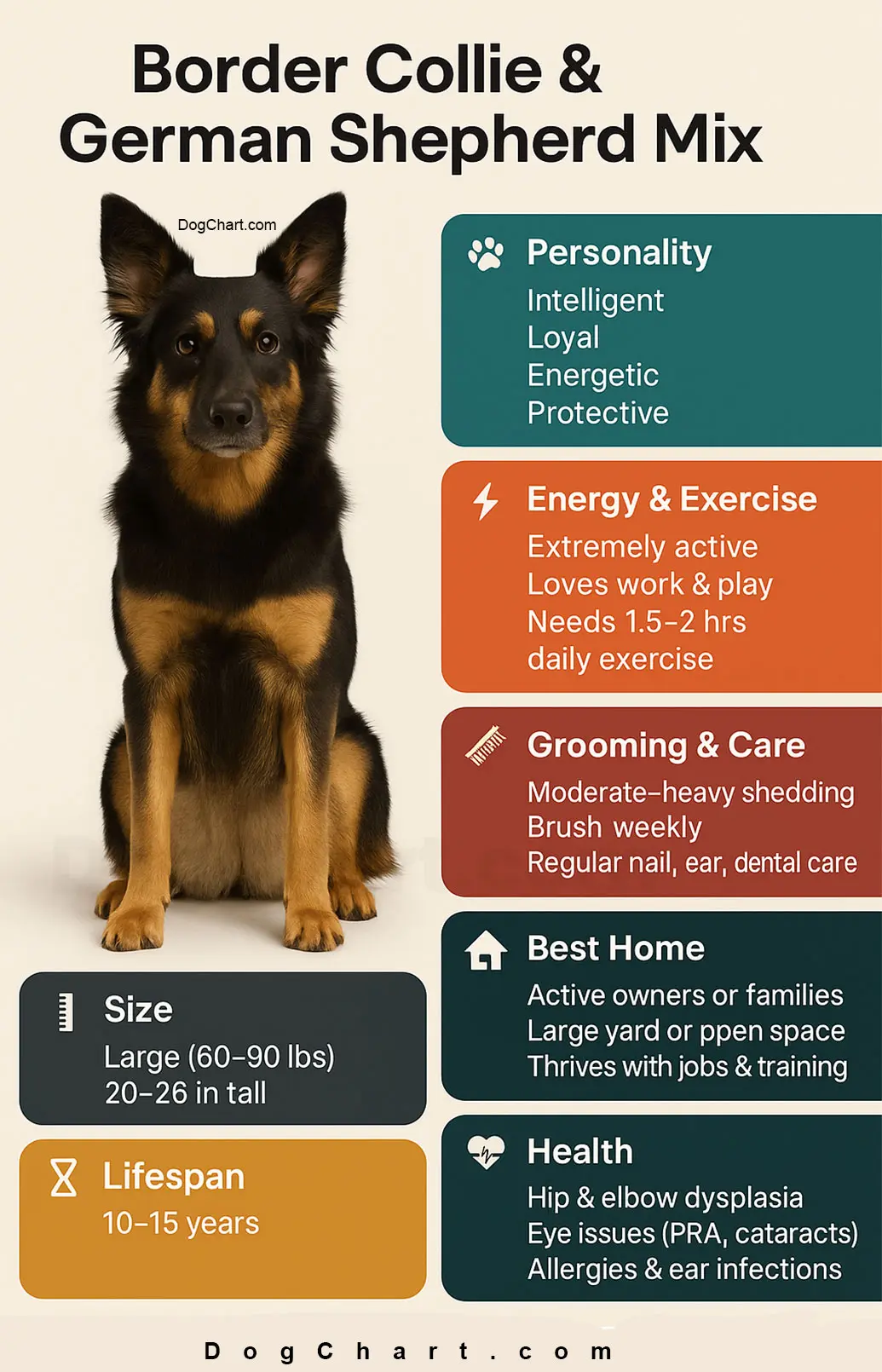 Shollie Dog Breed - Border Collie and German Shepherd Mix Guide Shollies border collie and german shepherd mix