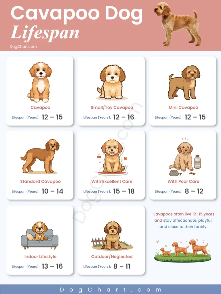 cavapoo dog lifespan