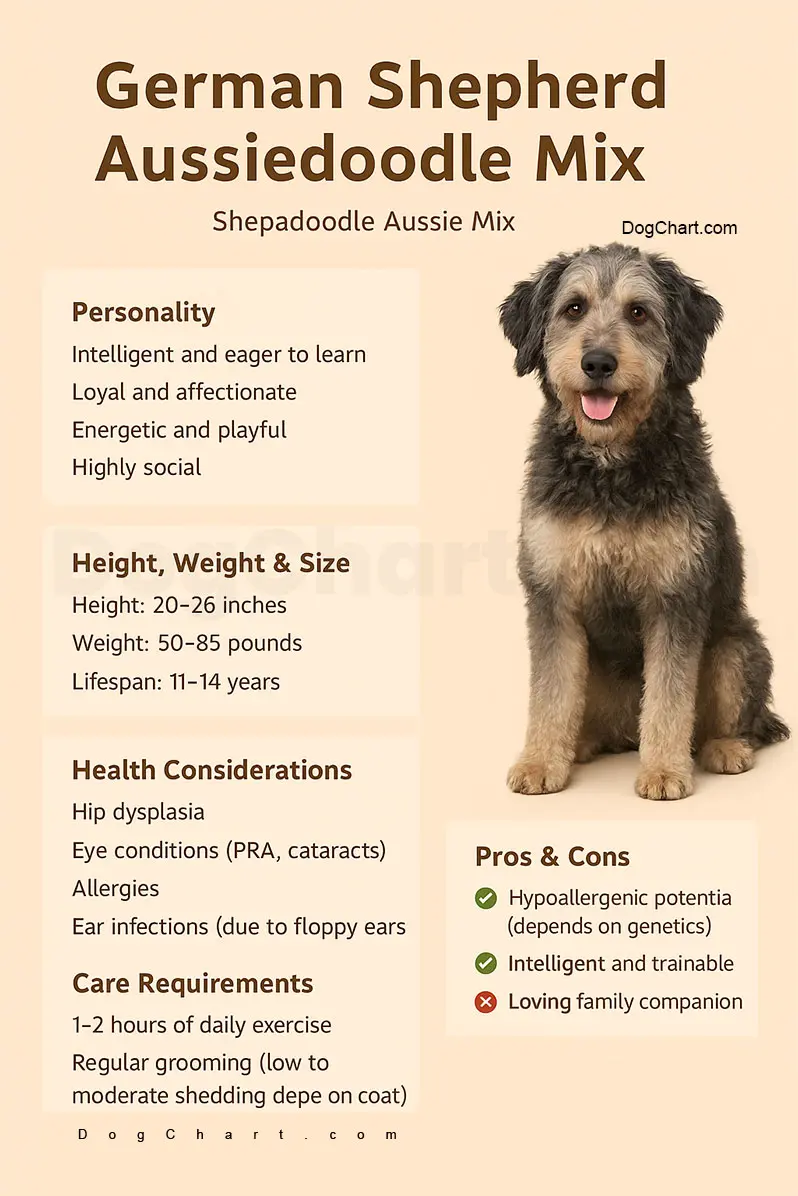 german shepherd and aussiedoodle mix