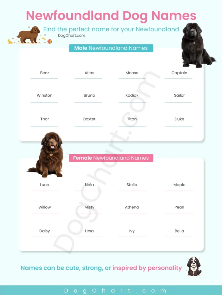 newfoundland dog names