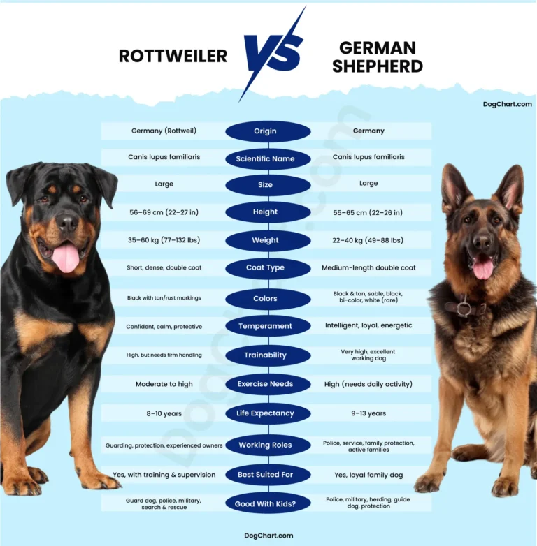 rottweiler vs german shepherd